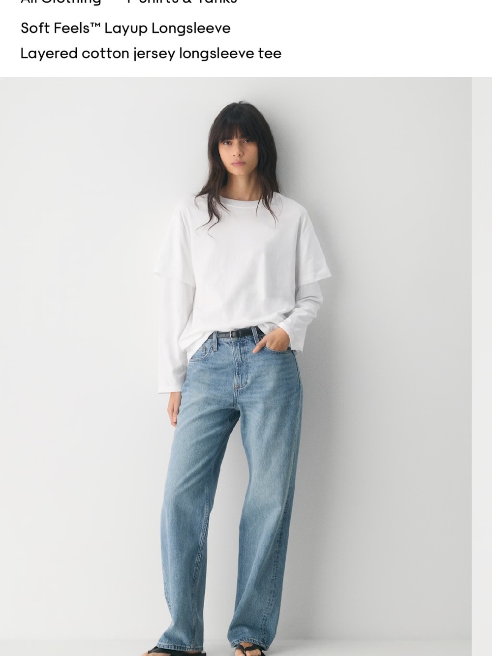 NWT Aritzia Tna Soft Feels™ Layup Longsleeve